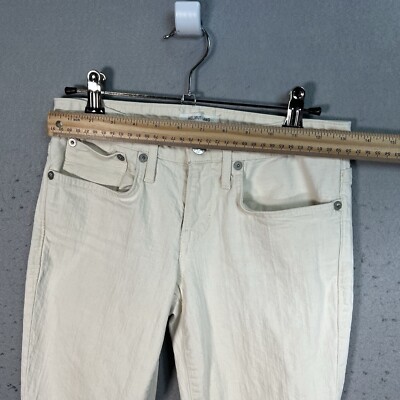 Helmut Lang Jeans Womens 25 White Denim Skinny Y2K Low Rise
