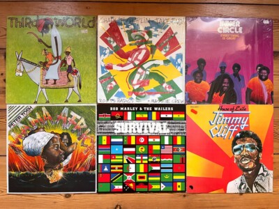 6 x LP Collection Reggae - Bob Marley + Aswad + Inner Circle + Peter Tosh