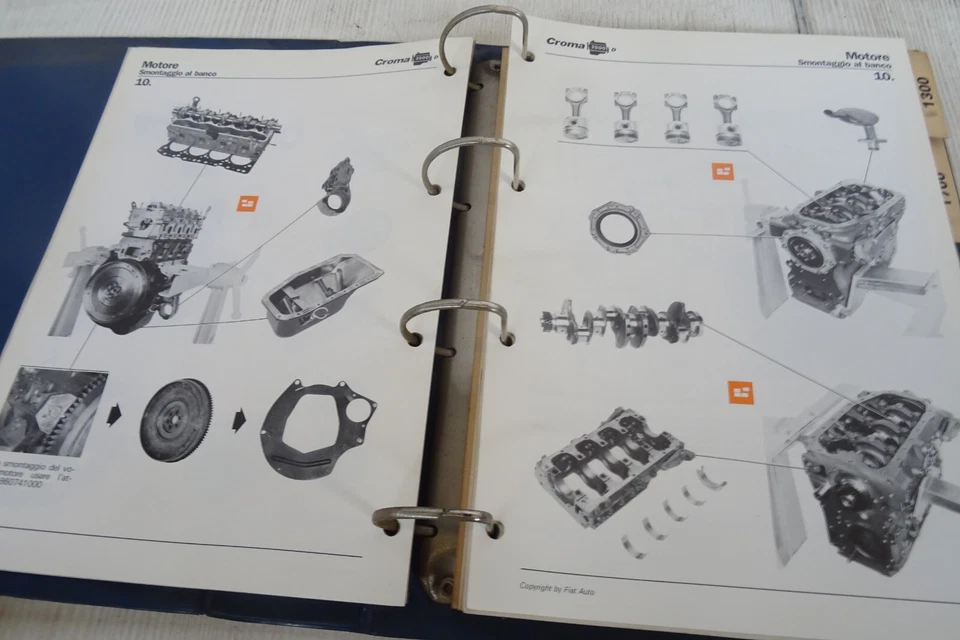 manuale officina Fiat revisione motori 2.5 turbo diesel 1.3 1.7 1930 diesel  - Immagine 4 di 4