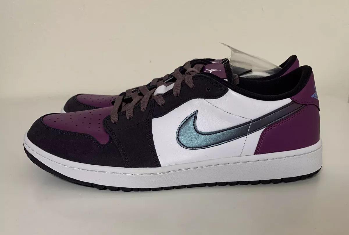 Nike Air Jordan 1 Low Golf NRG Mens Sz 14 White Cave Purple Smoke DZ9787-155 NEW