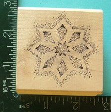 SNOWFLAKE Rubber Stamp by MAGENTA Winter Christmas