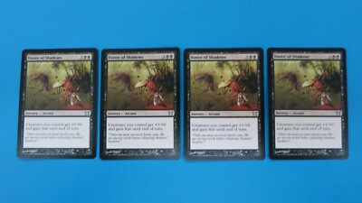 4x  DANCE OF SHADOWS  CHAMPIONS OF KAMIGAWA MTG Magic  Gathering NM UNPLAYED