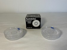 ittala kastehelmi  Wärtsilä vintage Tellerchen , Untersetzer Tauperle mit OVP