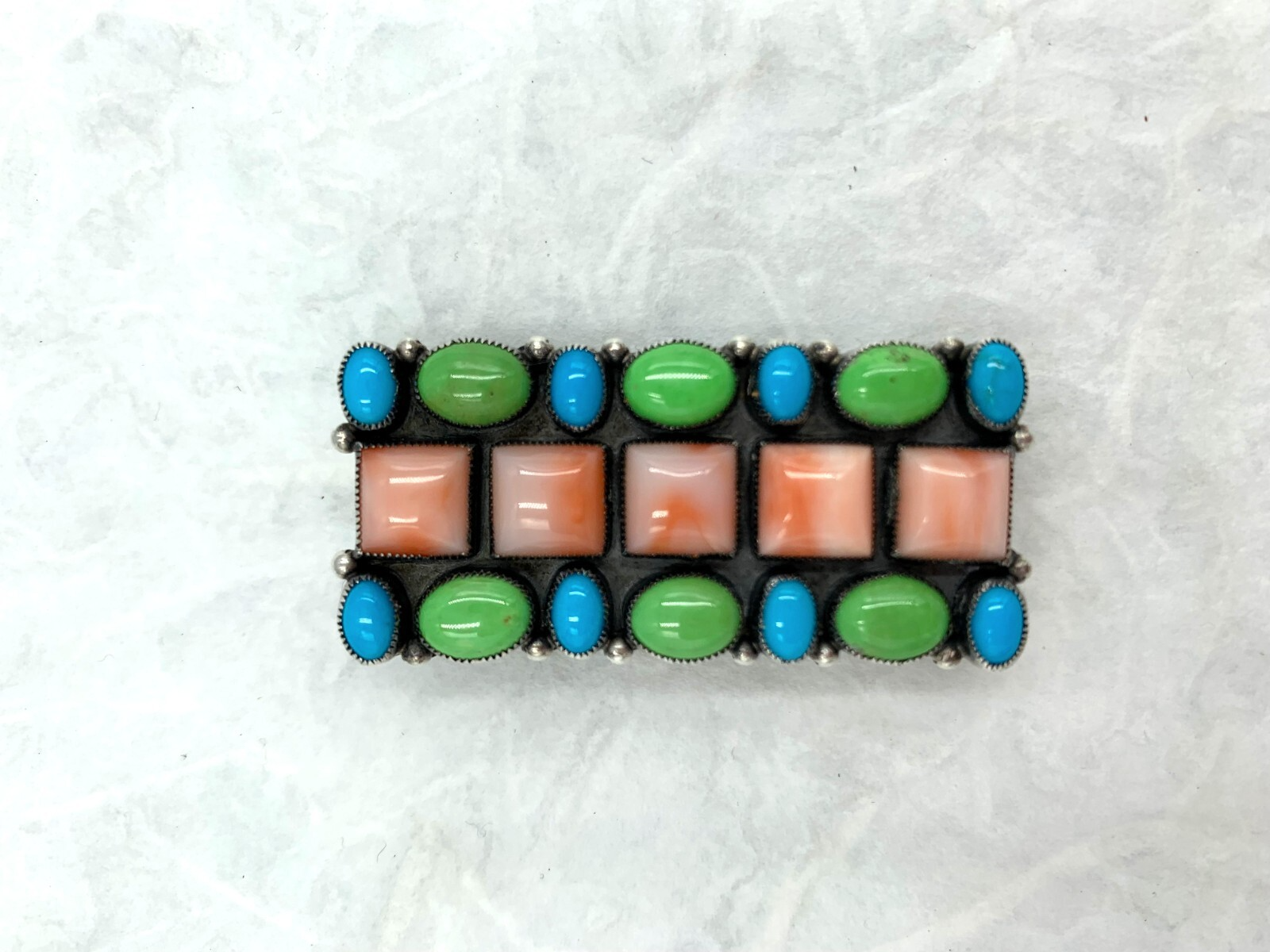 Money Clip with Multiple Stones & Sterling Silver by Don Lucas-image