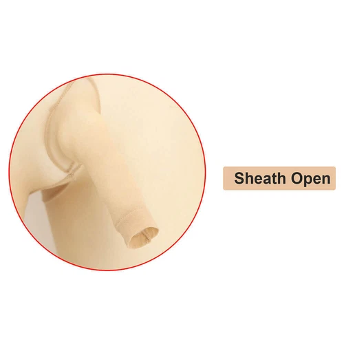 Übergröße Herren glatt elastisch Catsuit Strumpfhose Bodystocking Bodysuit Unterwäsche - Bild 10 von 11