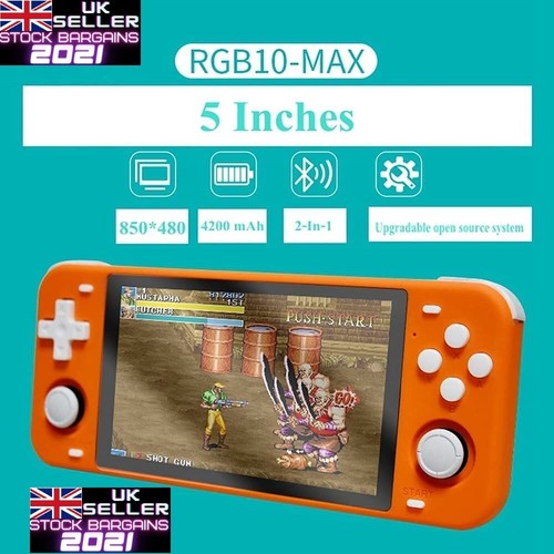 Powkiddy RGB10 MAX Handheld Game Console 5”IPS Screen 4200mAh Battery (J147) - Picture 2 of 7