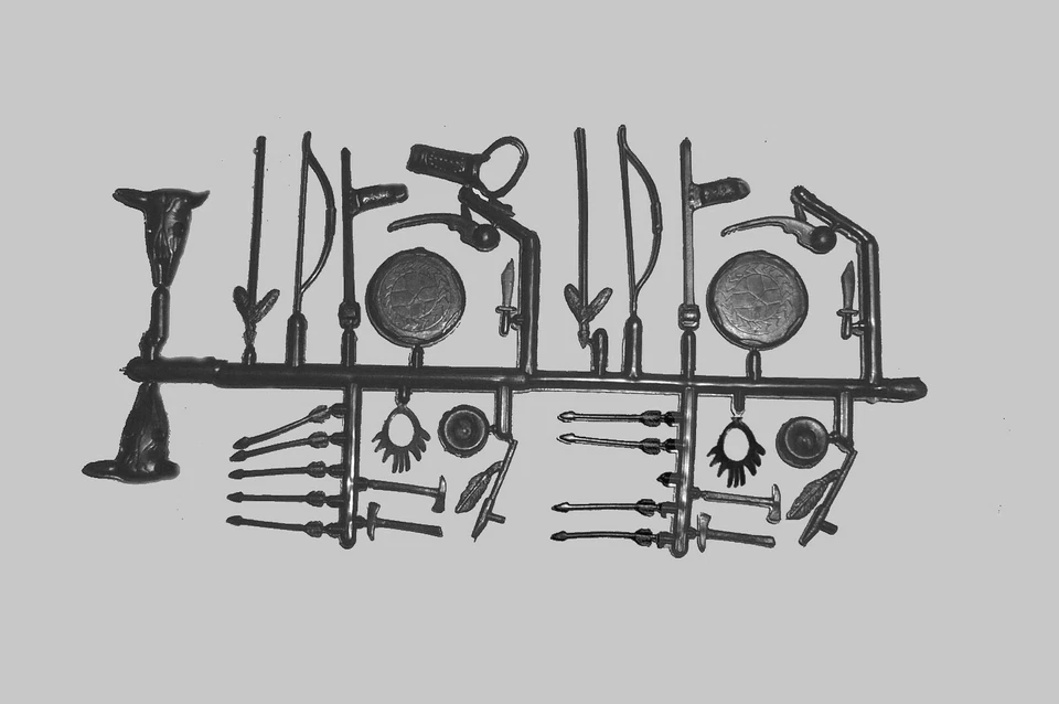 FORT APACHE Western Fort piezas MARX juguete de plástico soldados caballería juego indio Foto 4 de 4