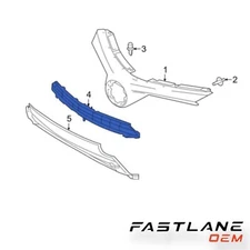 2015-2018 TOYOTA RAV4 FRONT LOWER RADIATOR GRILLE NEW OEM 53112 -0R060