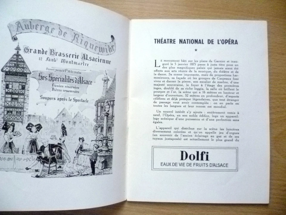 Theatre National De L'opera 1951- Le Chevalier Et La Damoiselle / Le Prince Igor - Image 2 of 4