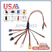RC Lipo Battery Charger Adapter Connector Splitter 8 In 1 Octopus Convert Cable