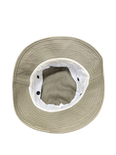 Khaki Outdoor Sun Protection Cotton Wide Brim Boonie Hat Unisex Sz XL - Picture 8 of 8