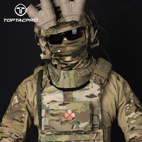TOPTACPRO Tactical Universal Neck Guard Collar Neck Protector for JPC FCSK CPC - Picture 13 of 18