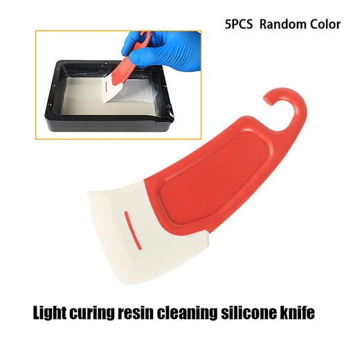 3D Resin Printer Accessories 2Pcs Silicone Spatula For 3D Printing Resin Rem _wa - Afbeelding 8 van 10