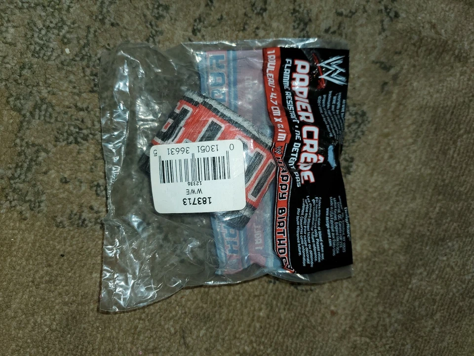 WWE World Wrestling Entertainment Pro Birthday Party Decoration Crepe Streamer  - Image 2 of 2