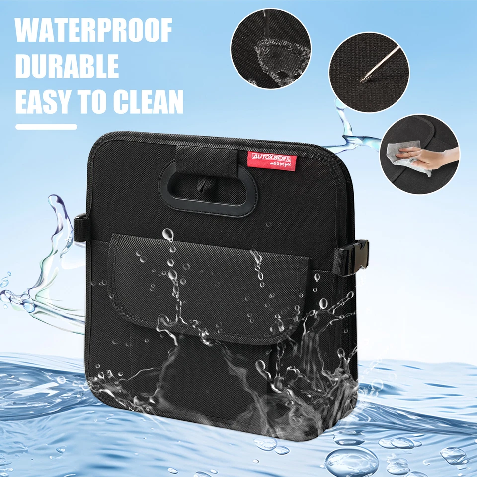 Trunk Cargo Organizer Collapsible Storage Bag for Cars Trucks & SUVs 55L US - Изображение 4 из 4