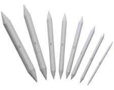 Papierwischer 8 Stück sortiert - Estompen für Pastellkreiden Zeichenkohle NEU