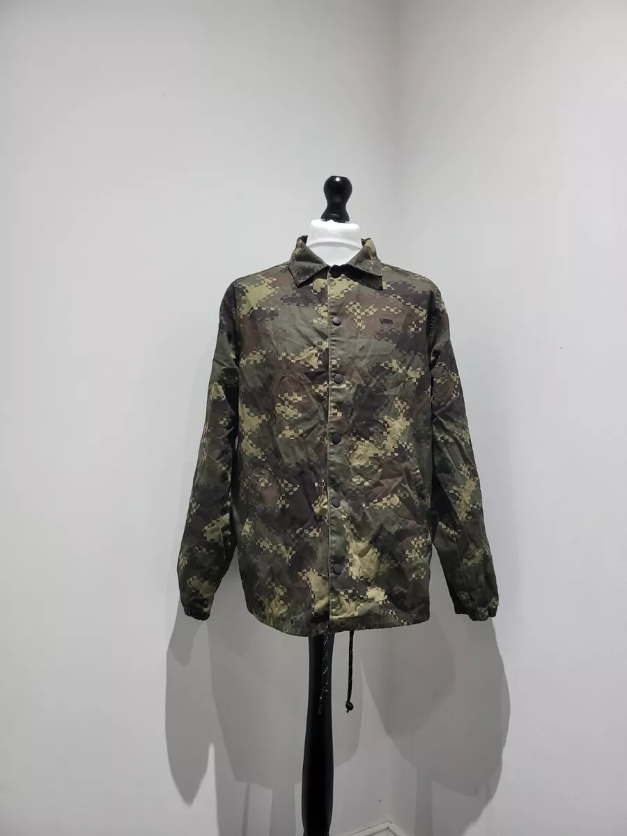 Vans torrey jacket white camo hot sale