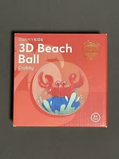 New Sunnylife Sunnykids 3D Inflatable Beach Ball Crabby S9MBAMCR Sealed RARE