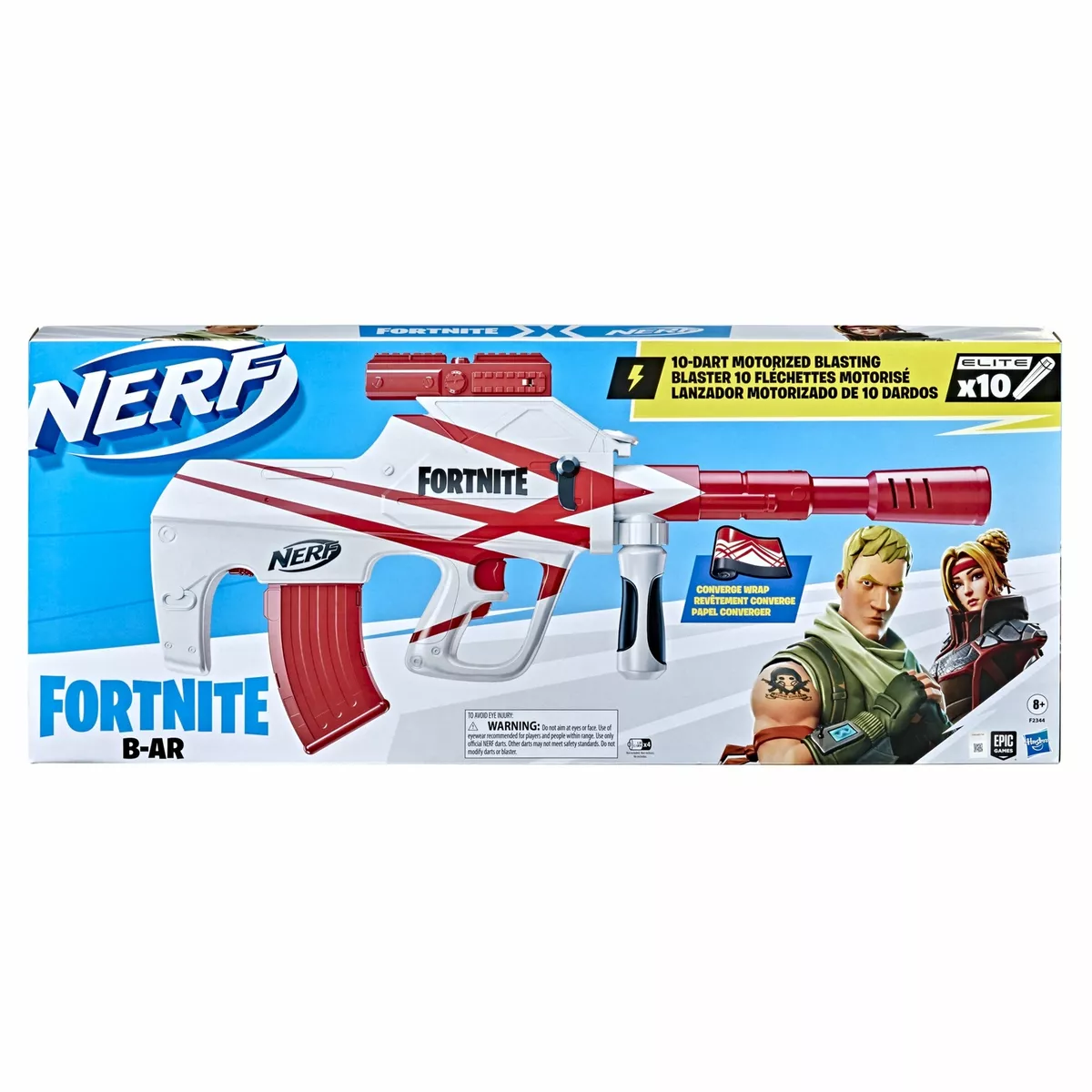 Nerf Fortnite B-AR Motorized Dart Blaster