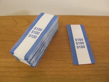 Lot Money Currency Strap 100 Cash Bill Dollar Bills Wrap Bank Band Benjamin Ben