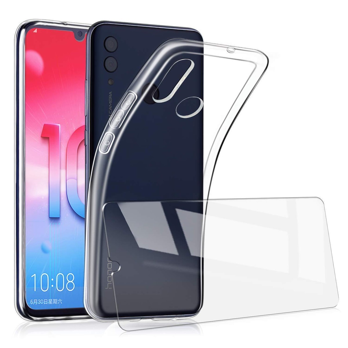 COVER SOFT TPU SLIM CUSTODIA per HUAWEI P SMART 2021 + PELLICOLA VETRO COVER SOFT TPU SLIM CUSTODIA per HUAWEI P SMART 2021 + PELLICOLA VETRO