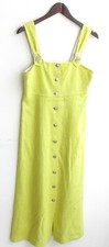 Children's traditional dress sleeveless linen lime size 164 by Rokosch