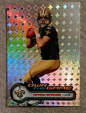 2006 Topps Chrome - Own the Game Drew Brees #OTG20 Refractor /100