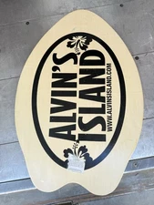 VINTAGE Alvins Island Big Lizard Skim Board 