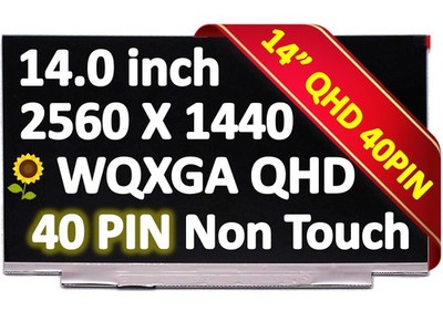 New 14'' WQHD IPS Matte LED LCD Screen Display For Lenovo x1 gen 6 20kh002rus