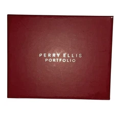 Perry Ellis Portfolio Men's Brown Passcase Wallet NWT MSRP $49.50