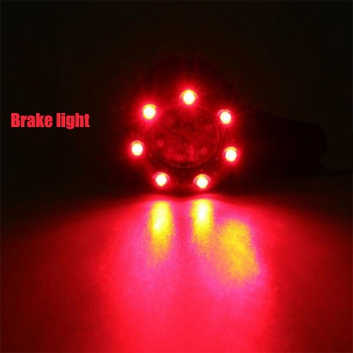 2x Motorcycle LED Bullet Turn Signals Brake Running Tail Light fit Racer Bobber - Picture 3 of 6