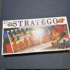 Vintage Stratego Board Game Parker Brothers 1990s Edition Long Box 100% Complete