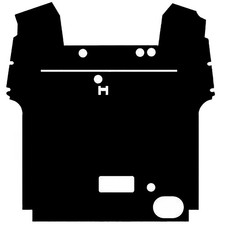 Black Cab Floor Mat Fits Ford/New Holland 5700 6700 7700