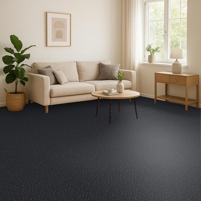 Vorwerk Teppichboden anthrazit Fb. 9H48 Alexis 4 - 5m Warenbreite nur 42,90 /m²
