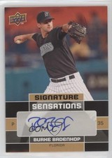 2010 Upper Deck Signature Sensations Burke Badenhop #SS-BA Auto e3n