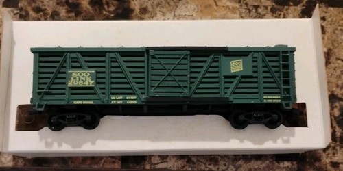 Life Like? Soo Line 29647 Box Cattle Car Green HO Scale Train Freight - Picture 2 of 6