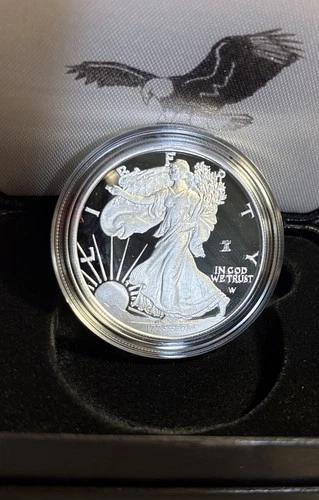 1776 - 2026 W AMERICAN SILVER EAGLE PROOF 1 Oz SILVER COIN 250th PRIVY W/COA&OGP