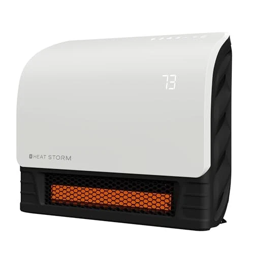 Calentador de pared infrarrojo WiFi 1500 vatios control táctil inteligente sistema de eficiencia energética Foto 2 de 4