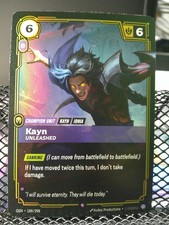 Kayn - Unleashed - 189/298 - Rare - Foil NM-Mint Riftbound TCG: Origins