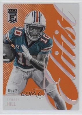 2024 Panini Donruss Elite Elitist Orange /25 Tyreek Hill #4 03rx