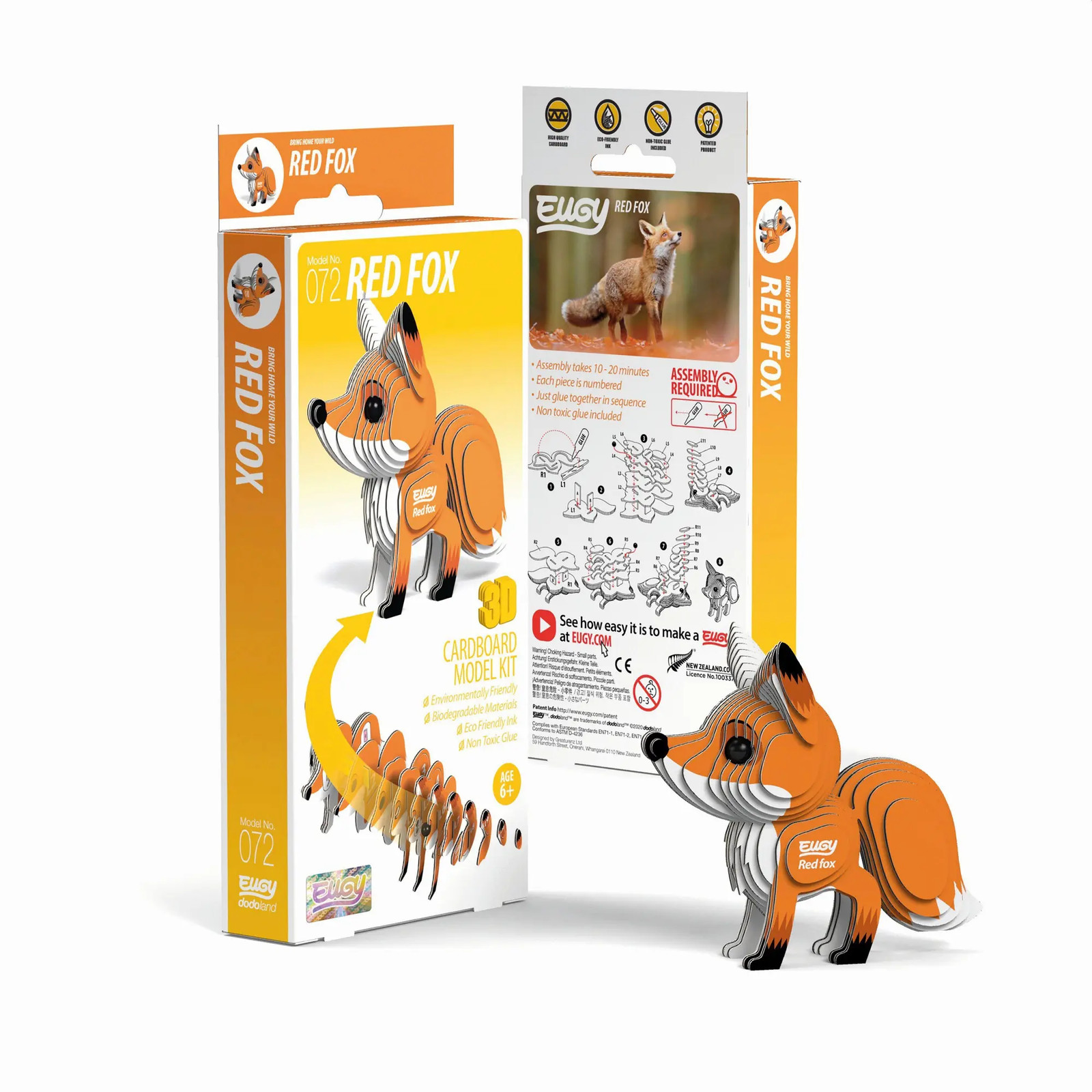 Eugy - 3D Bastelset Fuchs - Bild 3