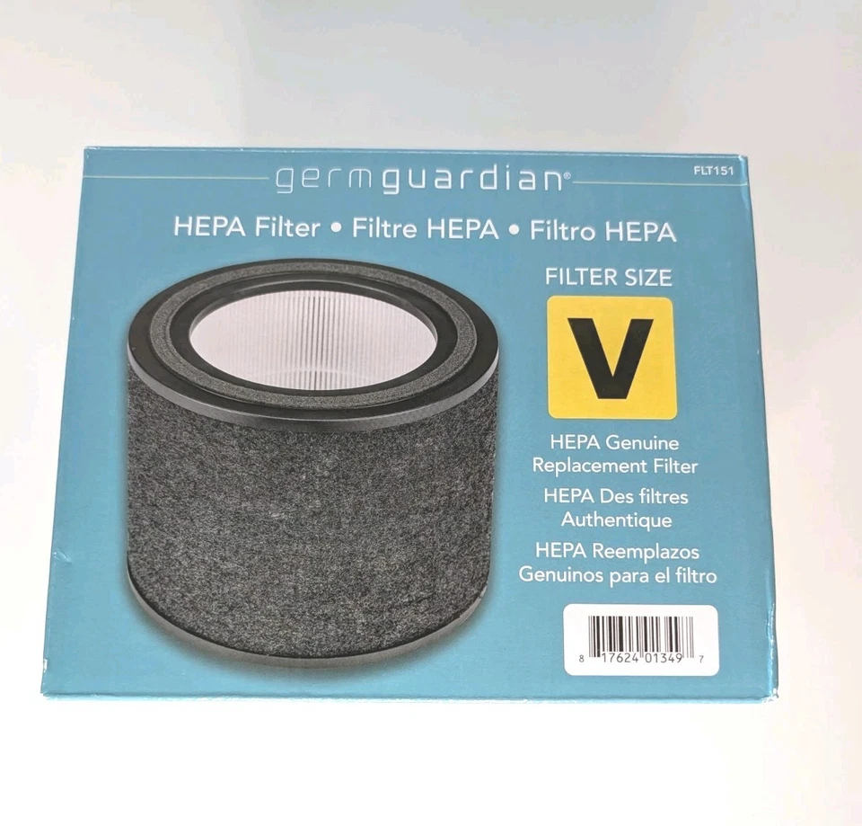 Genuine GermGuardian FLT151 Replacement HEPA Air Filter Size V Germ Guardian - Image 4 of 4