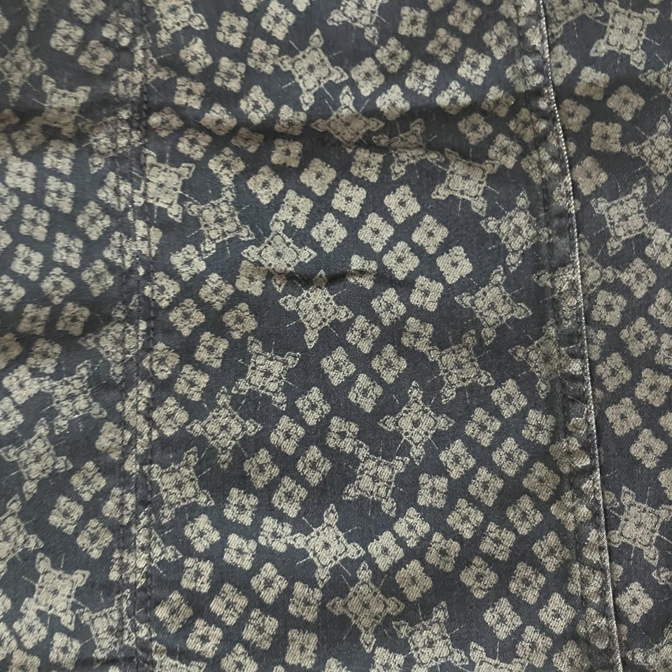 Falda Free People Mujer 10 Negra Gris Jacquard Mini Ajustada Patrón Geométrico Foto 3 de 4