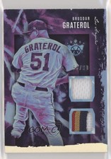 2020 Panini Diamond Kings DK Materials Holo Silver /99 Brusdar Graterol s9d