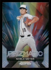 2024 Panini Prizm Prizmatic Prizms Silver #7 Noble Meyer