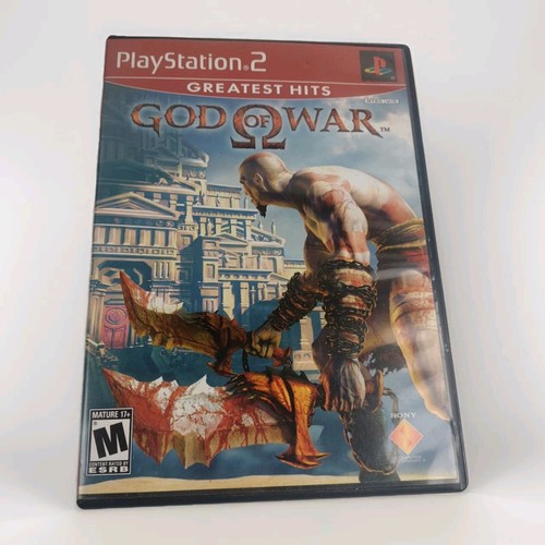 God of War PS2 PlayStation 2 Greatest Hits solo scatola di ricambio + disco difettoso - Foto 1 di 7