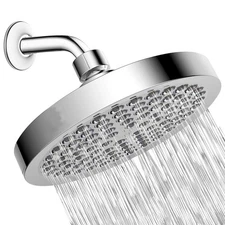 Luxury Shower Head High Pressure Rain Bathroom Chrome Showerhead Adjustable §