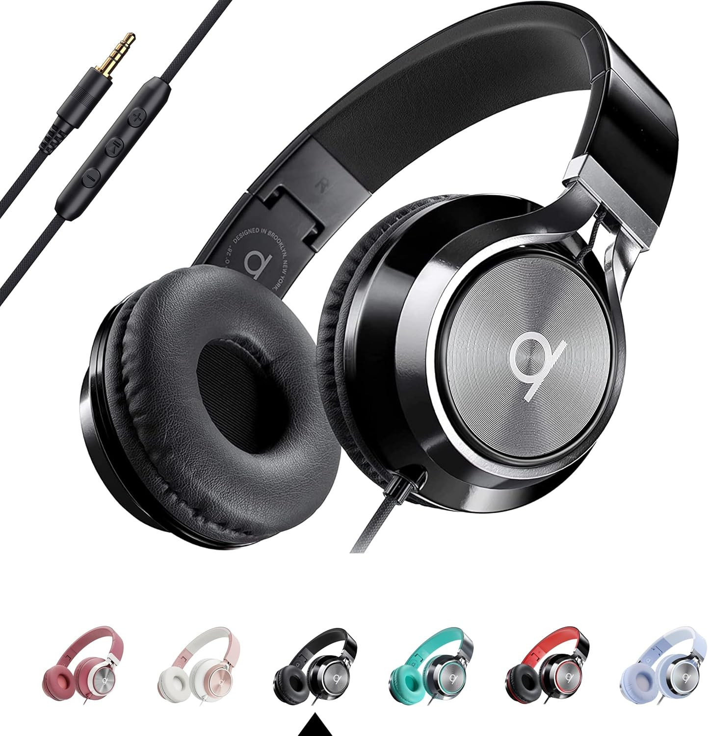 ARTIX® CL750 Premium Wired on Ear Headphones with Microphone, Comfortable Noise