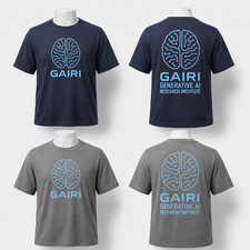 GAIRI - Generative AI Research Institute Unisex Graphic T-Shirt Navy or Gray