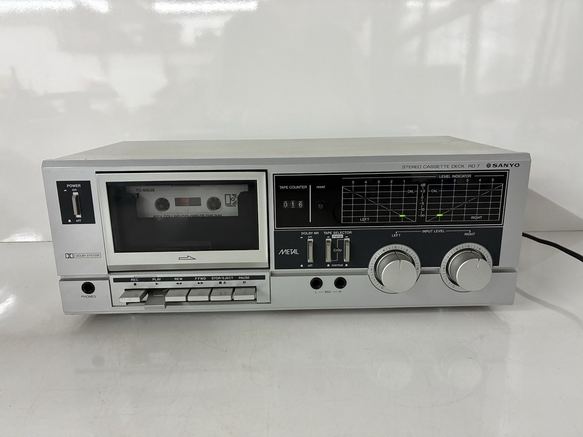 Vintage Sanyo Stereo Cassette Deck RD-7 Made In Japan | eBay